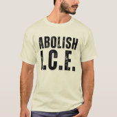 Schafft ICE ab Protest T-Shirt (Vorderseite)