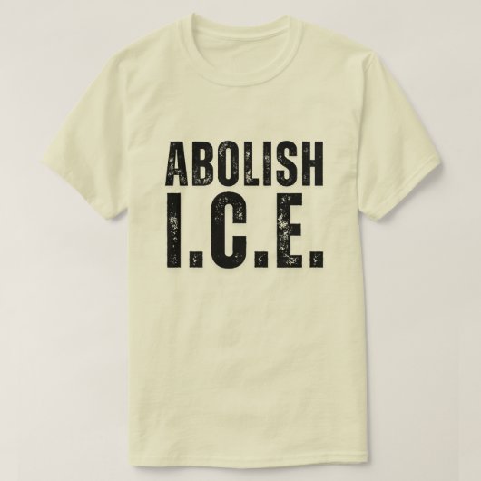 Schafft ICE ab Protest T-Shirt (Design vorne)