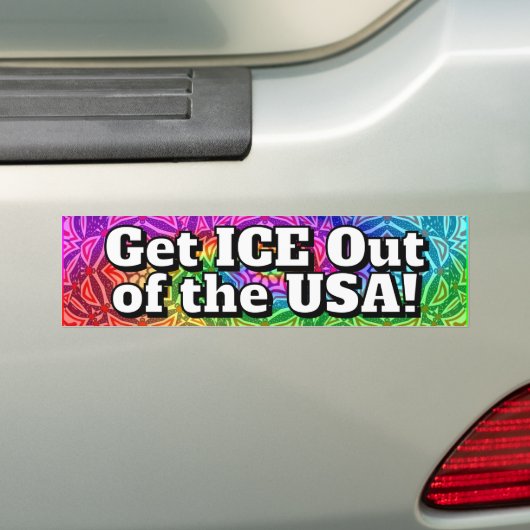 Schafft ICE aus den USA! Autoaufkleber (Auf Auto)
