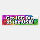 Schafft ICE aus den USA! Autoaufkleber (Vorne)