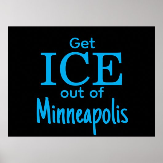 Schafft ICE aus [Ort] Poster (Vorne)