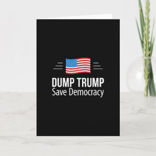 Schafft Trump ab - Rettet die Demokratie - Karte
