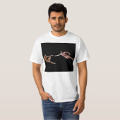 Schaffung der Fraktal-Malerei Adams Michelangelo T-Shirt (Vorne ganz)