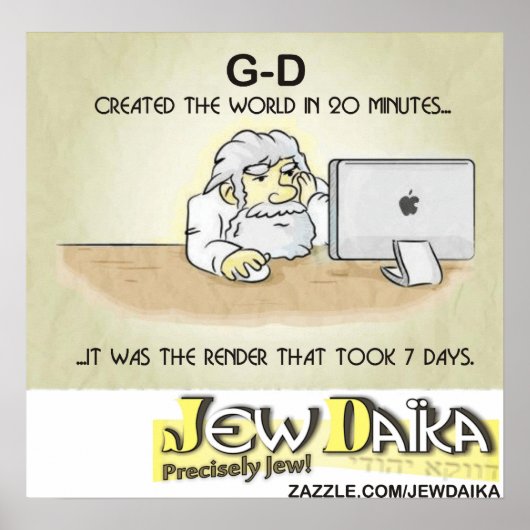 Schaffung der Welt Poster (Vorne)