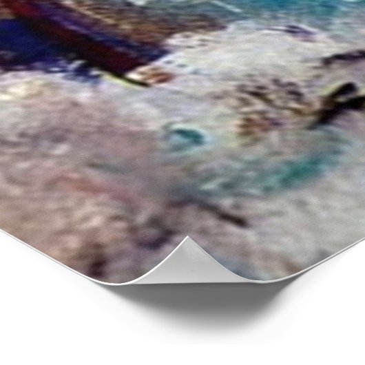 Schaffung der Welt X durch Ciurlionis Poster (Ecke)