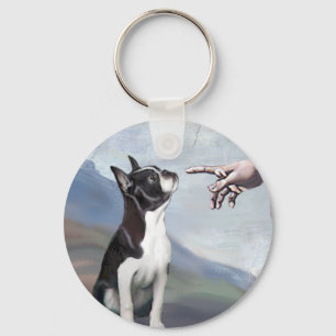 Schaffung des Boston Terrier (#3) Schlüsselanhänger