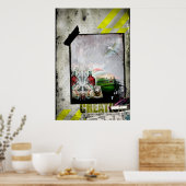 Schaffung gegen Pop Poster (Küche)