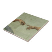 Schaffung von Adam durch Michelangelo Fliese (Seite)