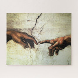 Schaffung von Adam - Hände Michelangelo 1475 - Puzzle