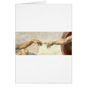 Schaffung von Adam-Händen - Michelangelo