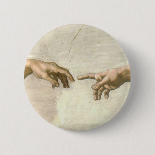 Schaffung von Adam-Händen - Michelangelo Button