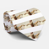 Schaffung von Adam-Händen - Michelangelo Krawatte (Gerollt)