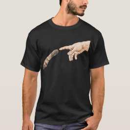Schaffung von Adam Hands Cat Michelangelo Touch vo T-Shirt