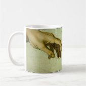 Schaffung von Adam im Detail Kaffeetasse (Links)