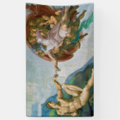 Schaffung von Adam - Michelangelo 1475 - 1564 Banner (Vertikal)
