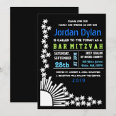 Schaffung von Bar Bat Mitzvah Einladung (Vorne/Hinten)