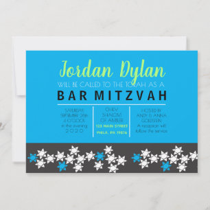 Schaffung von Bar Bat Mitzvah Einladung