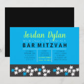 Schaffung von Bar Bat Mitzvah Einladung (Vorne/Hinten)