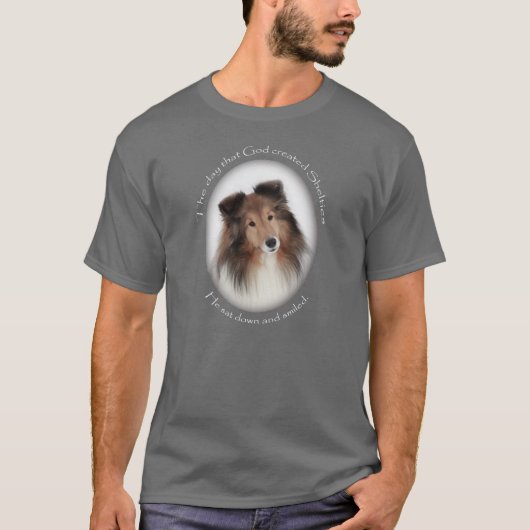 Schaffung von Shelties T-Shirt (Vorderseite)