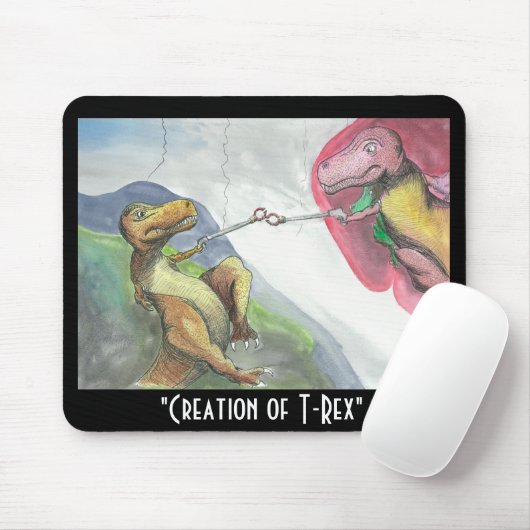 Schaffung von T-Rex Mousepad (Mit Mouse)
