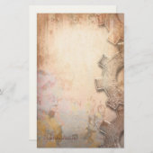Schaffungs-Station - Steampunk Briefpapier (Vorne/Hinten)