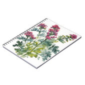 Schafgarbe - Aquarellblumen Notizblock (Linke Seite)