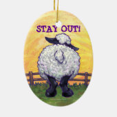Schafgeschenke und -zubehör keramikornament (Hinten)