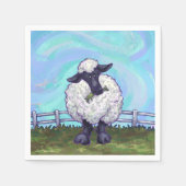 Schafgeschenke und -zubehör serviette (Vorderseite)