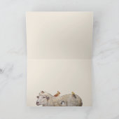 Schafgruppe Geburtstagskarte Karte (Innenseite)