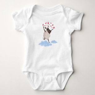 Schafhaufen in Liebe Baby Strampler