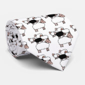 Schafherde mit schwarzen Schafen Krawatte (Gerollt)