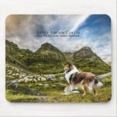 Schafherdensaal Rough Collie - Personalisiert Mousepad (Vorne)