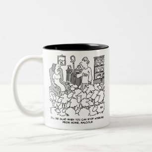 Schafhirte oder Bauer Zweifarbige Tasse