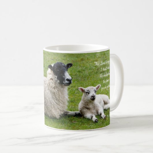 Schafhirte und Schafhütte Kaffeetasse (VorderseiteRechts)