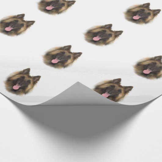 Schafhund Geschenkpapier (Ecke)