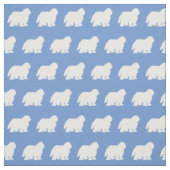 Schafhund Silhouette Pet Light Blue Stoff (Muster)