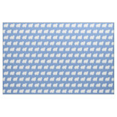 Schafhund Silhouette Pet Light Blue Stoff (Fat Quarter (45,7 x 55,9 cm))