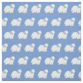 Schafhund Silhouette Pet Light Blue Stoff (Muster)