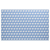 Schafhund Silhouette Pet Light Blue Stoff (Fat Quarter (45,7 x 55,9 cm))