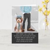 Schafhund vom Tag des Hundes Karte (Gelbe Blume)