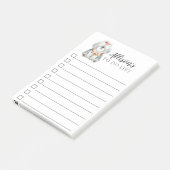 Schafhund Welpe Personalisiert zu führen Post-it Klebezettel (angewinkelt)