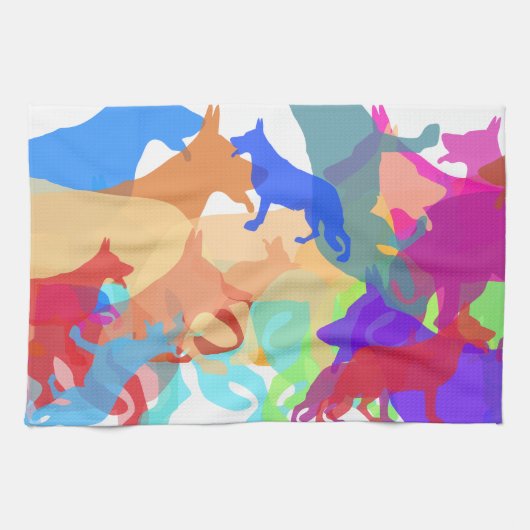 Schafhunde Geschirrtuch (Horizontal)