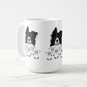 Schafhunde und Schafe Kaffeetasse (Vorderseite Links)