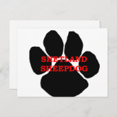 Schafhundpfanne Postkarte (Vorne/Hinten)