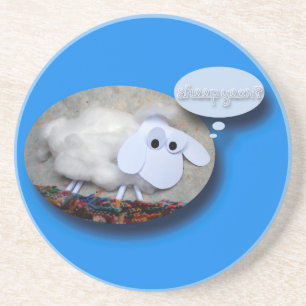 Schafjahr? Chinesischer Jahr Zodiac Sandstone Unte Untersetzer