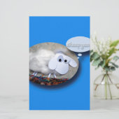 Schafjahr? Chinesisches Neujahr 2015 Briefpapier (Stehend Vorderseite)