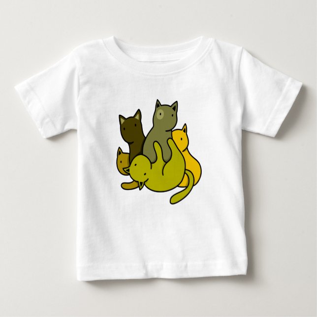 Schafkätzchen Baby T-shirt (Vorderseite)