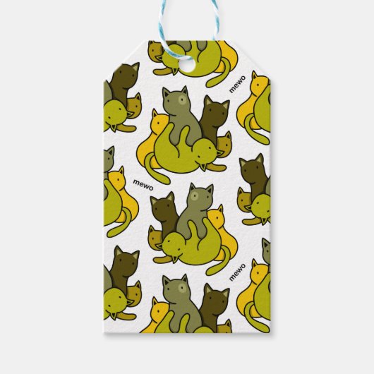 Schafkätzchen Geschenkanhänger (Vorderseite)