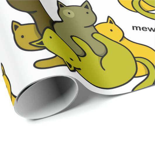 Schafkätzchen Geschenkpapier (Rolleneckpunkt)