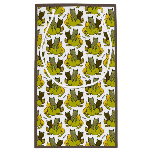 Schafkätzchen Kleine Geschenktüte (Rückseite)